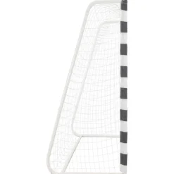 New FinePRICE Jalkapallomaali, 300x200x90cm, metalli, musta/valkoinen