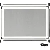 FinePRICE Jatkettava hyönteisverkko ikkunaan valkoinen (75-143)x50 cm