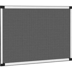 FinePRICE Jatkettava hyönteisverkko ikkunaan valkoinen (75-143)x50 cm