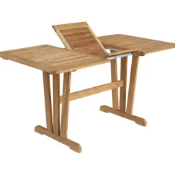Outlet Brafab Jatkettava ruokapöytä terassille Corneli, 125/185x90cm, tiikki