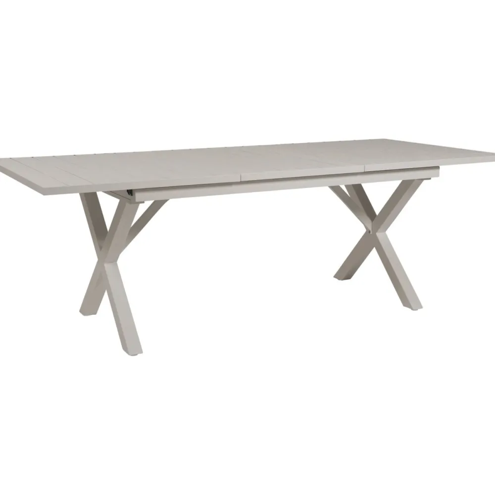 Outlet Brafab Jatkettava ruokapöytä terassille Hillmond, 160/220x100cm, khaki