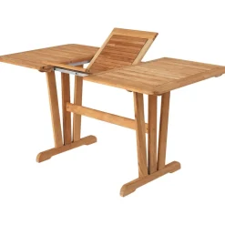Outlet Brafab Jatkettava ruokapöytä terassille Corneli, 110/150x80cm, tiikki