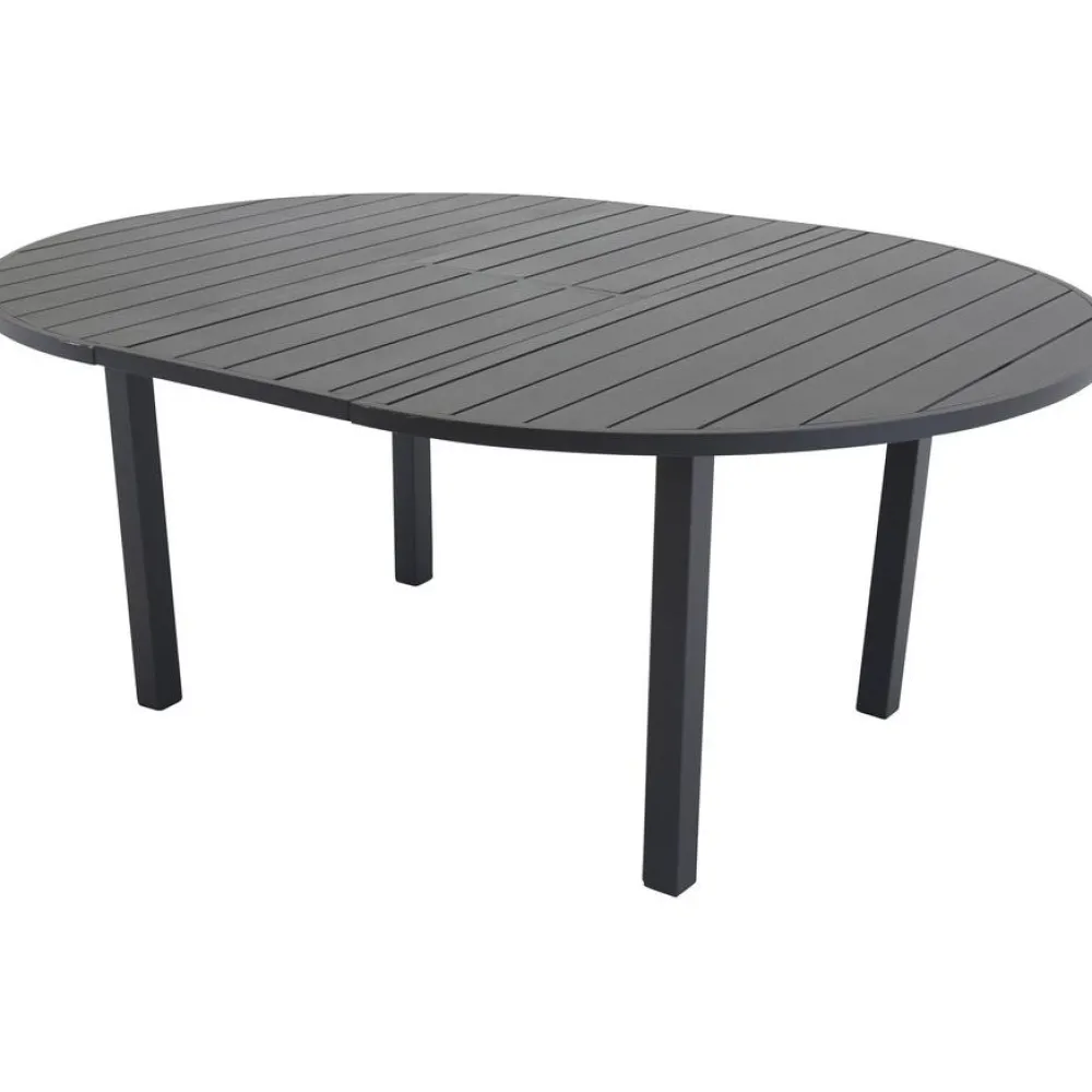 Clearance Venture Home Jatkettava ruokapöytä Marbella, ø140cm, musta