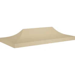 Sale FinePRICE Juhlateltan katto 6x3 m beige 270 g/m²
