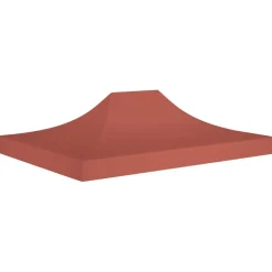 Clearance FinePRICE Juhlateltan katto 4x3 m terrakotta 270 g/m²
