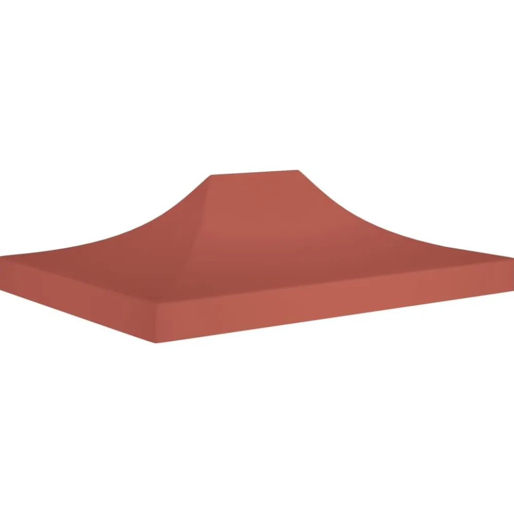 Clearance FinePRICE Juhlateltan katto 4x3 m terrakotta 270 g/m²