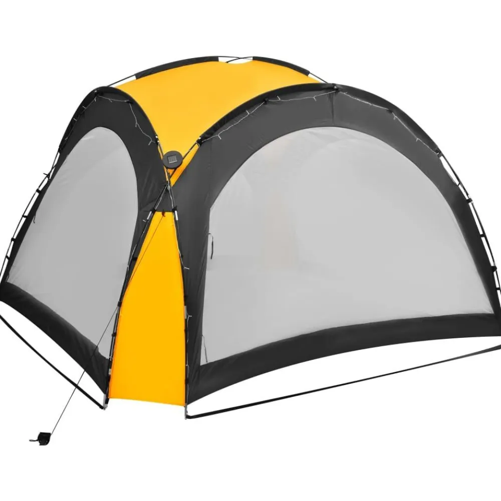 Clearance FinePRICE Juhlateltta led-valoilla & 4 sivuseinällä 3,6x3,6x2,3 m