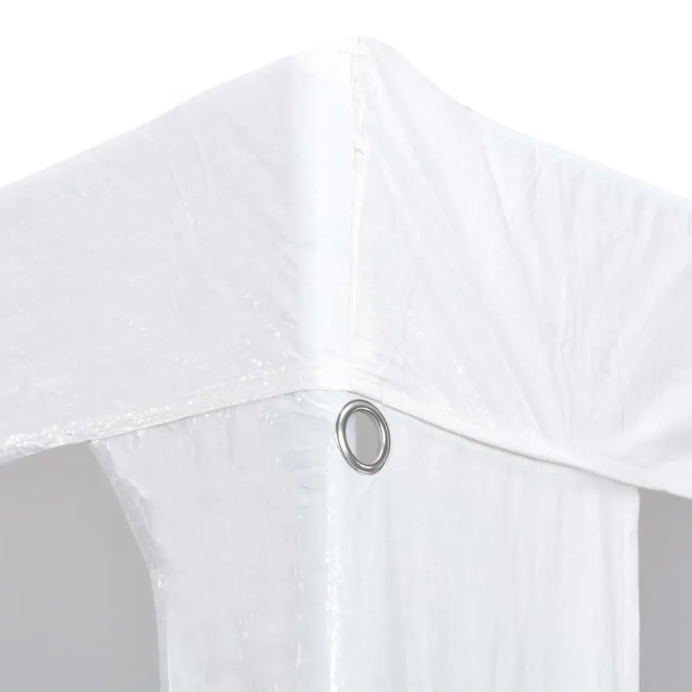 FinePRICE Juhlateltta 3x12m polyeteeni valkoinen