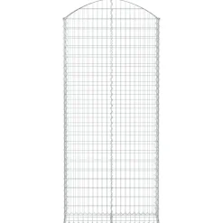 Online FinePRICE Kaareva kivikori 100x30x60/80 cm galvanoitu rauta
