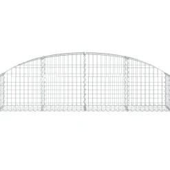 Online FinePRICE Kaareva kivikori 100x30x60/80 cm galvanoitu rauta