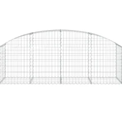 Online FinePRICE Kaareva kivikori 100x30x60/80 cm galvanoitu rauta