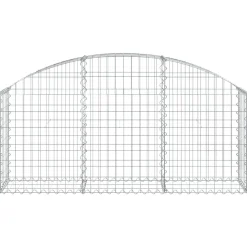 Online FinePRICE Kaareva kivikori 100x30x60/80 cm galvanoitu rauta