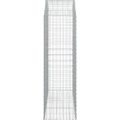Online FinePRICE Kaareva kivikori 100x30x60/80 cm galvanoitu rauta