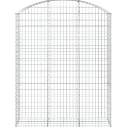 Online FinePRICE Kaareva kivikori 100x30x60/80 cm galvanoitu rauta