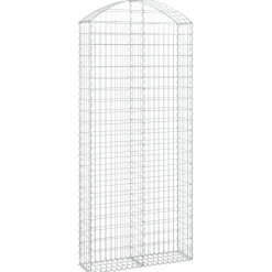 Online FinePRICE Kaareva kivikori 100x30x60/80 cm galvanoitu rauta