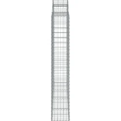 Discount FinePRICE Kaareva kivikori 200x50x40/60 cm galvanoitu rauta