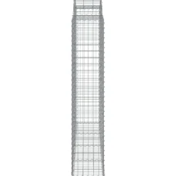 Discount FinePRICE Kaareva kivikori 200x50x40/60 cm galvanoitu rauta