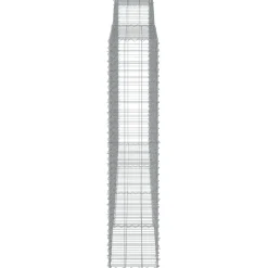 Discount FinePRICE Kaareva kivikori 200x50x40/60 cm galvanoitu rauta