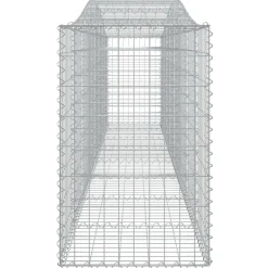 Clearance FinePRICE Kaareva kivikori 200x50x40/60 cm galvanoitua rautaa