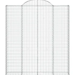 Sale FinePRICE Kaarevat kivikorit 2 kpl 200x30x40/60 cm galvanoitu rauta (46047)