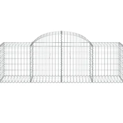 Sale FinePRICE Kaarevat kivikorit 2 kpl 200x30x40/60 cm galvanoitu rauta (46047)