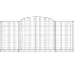 Sale FinePRICE Kaarevat kivikorit 2 kpl 200x30x40/60 cm galvanoitu rauta (46047)