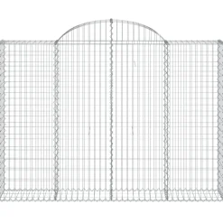 Sale FinePRICE Kaarevat kivikorit 2 kpl 200x30x40/60 cm galvanoitu rauta (46047)