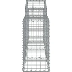 Sale FinePRICE Kaarevat kivikorit 2 kpl 200x30x40/60 cm galvanoitu rauta (46047)