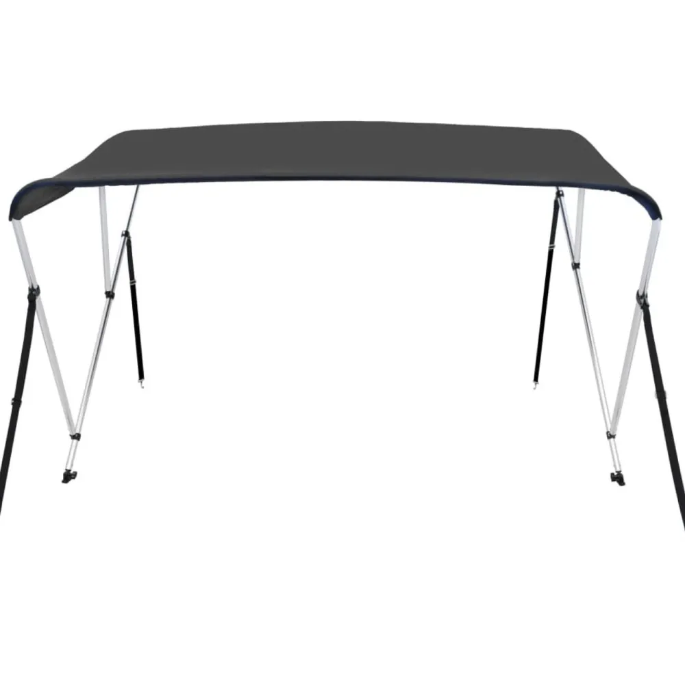 Clearance FinePRICE 3-kaarinen bimini-kate, antrasiitti 183x160x137 cm