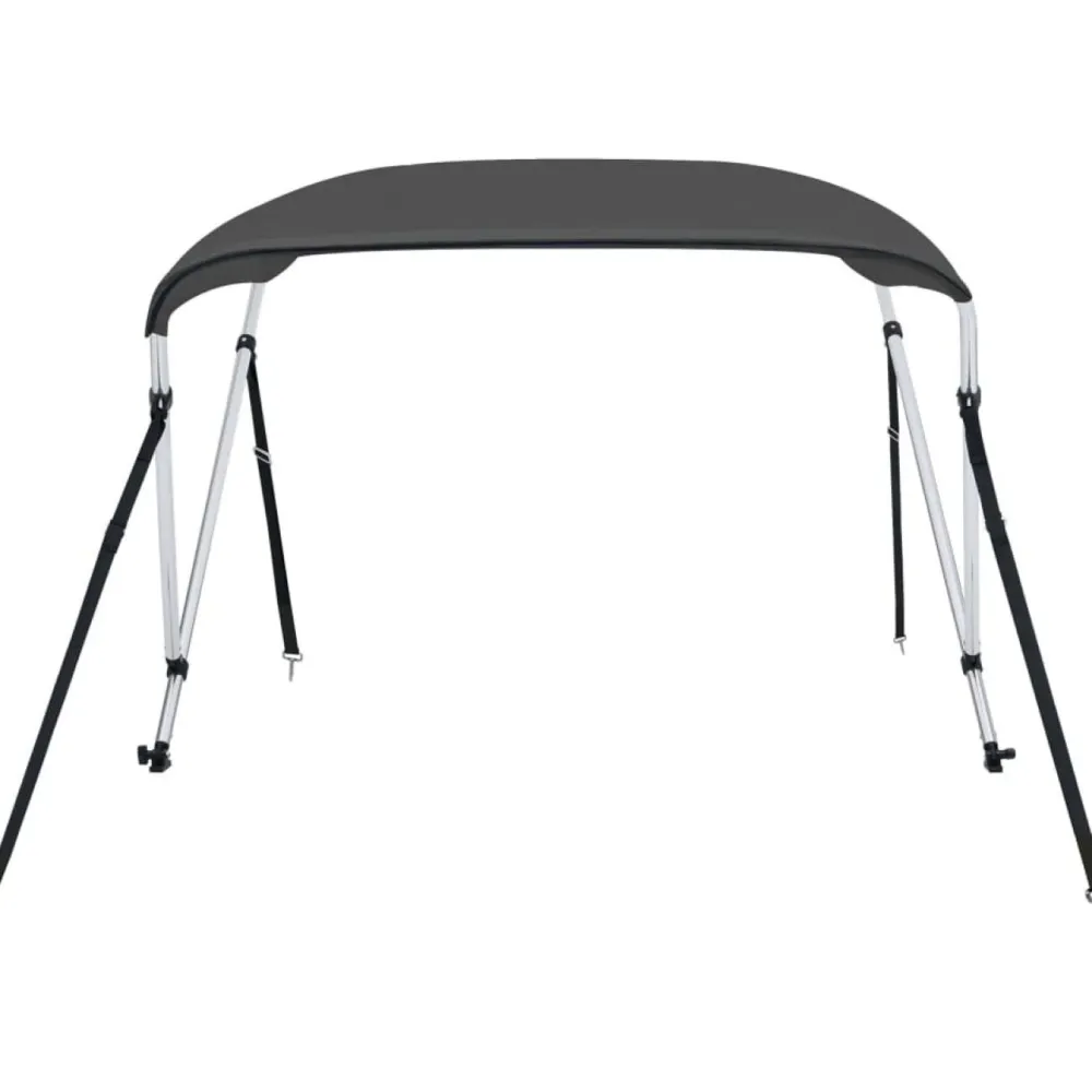 Online FinePRICE 2-kaarinen bimini-kate, antrasiitti 180x150x110 cm