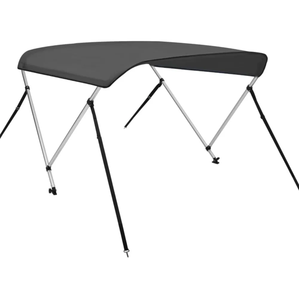 Online FinePRICE 2-kaarinen bimini-kate, antrasiitti 180x150x110 cm