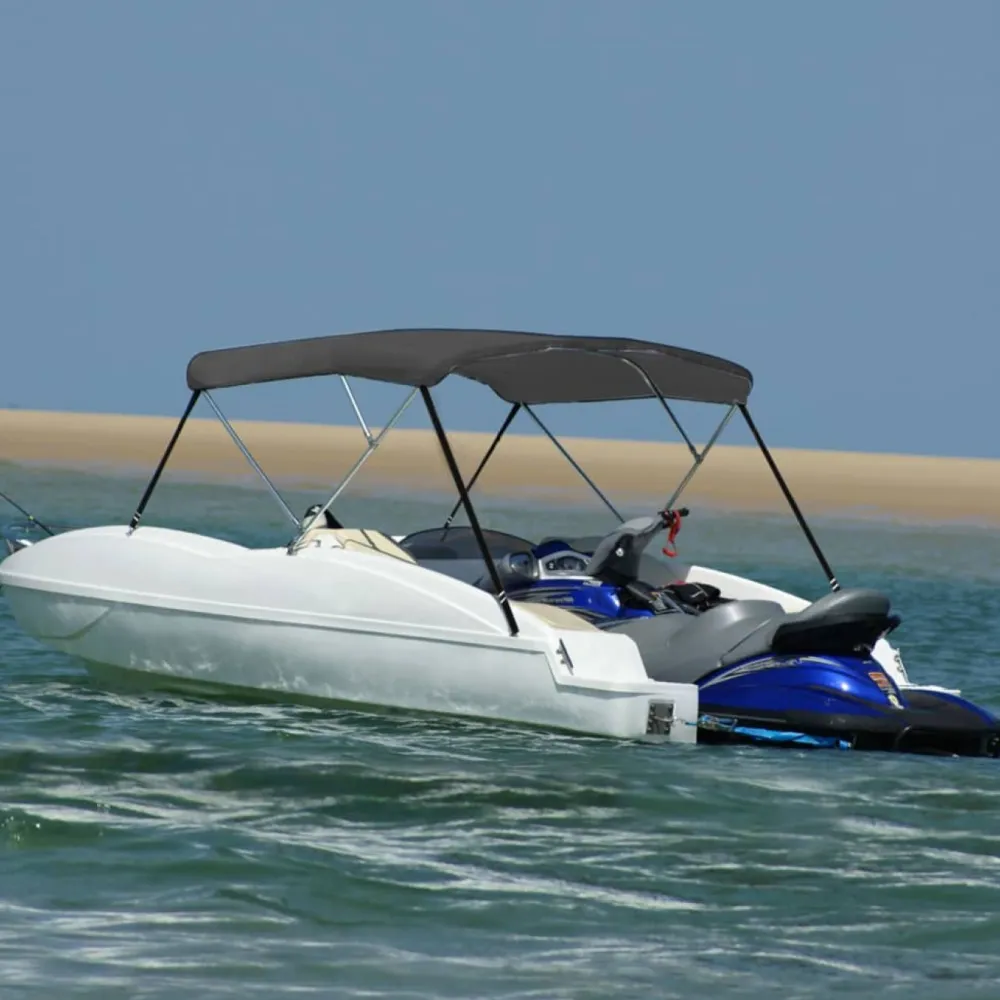 FinePRICE 3-kaarinen bimini-kate, antrasiitti 183x140x137 cm