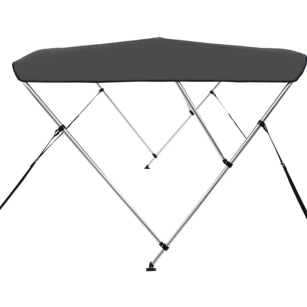 Hot FinePRICE 3-kaarinen bimini-kate, antrasiitti 183x196x137 cm