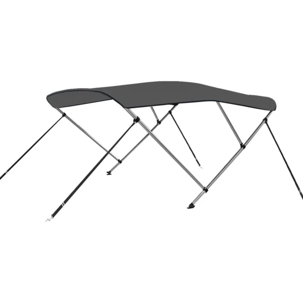 Hot FinePRICE 3-kaarinen bimini-kate, antrasiitti 183x196x137 cm