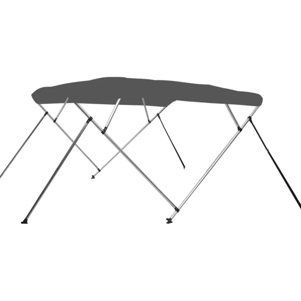 Outlet FinePRICE 4-kaarinen bimini-kate, antrasiitti 243x180x137 cm