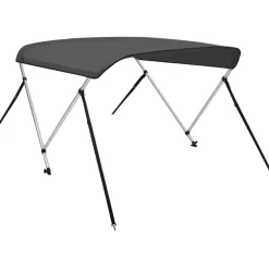 Best FinePRICE 2-kaarinen bimini-kate, antrasiitti 150x120x110 cm