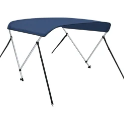 Online FinePRICE 2-kaarinen bimini-kate, laivastonsininen150x120x110 cm