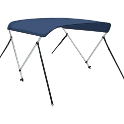 New FinePRICE 2-kaarinen bimini-kate, laivastonsininen180x130x110 cm