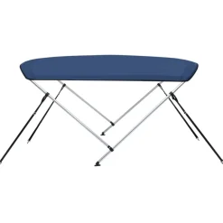 FinePRICE 2-kaarinen bimini-kate, laivastonsininen180x150x110 cm