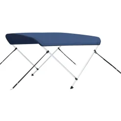 FinePRICE 2-kaarinen bimini-kate, laivastonsininen180x150x110 cm