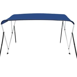 Outlet FinePRICE 3-kaarinen bimini-kate, sininen, 183x180x137 cm