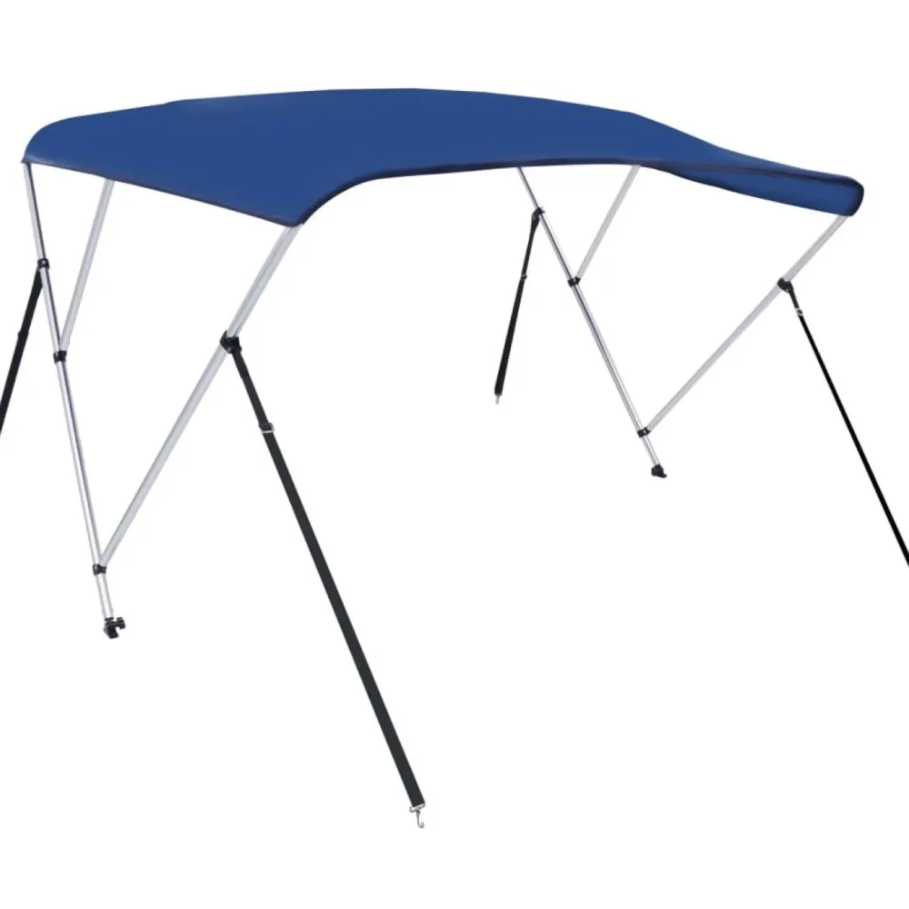 Outlet FinePRICE 3-kaarinen bimini-kate, sininen, 183x196x137 cm