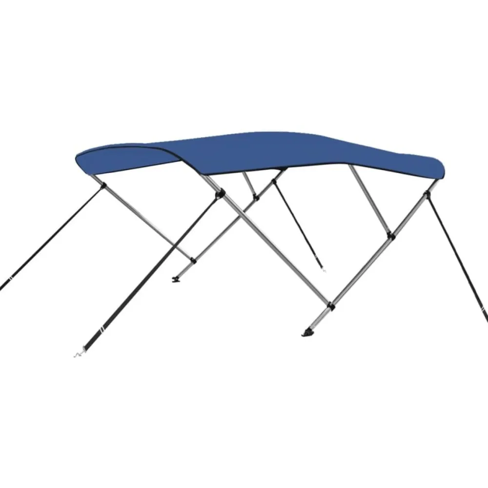 Clearance FinePRICE 3-kaarinen bimini-kate, sininen, 183x140x137 cm