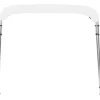Discount FinePRICE 4-kaarinen bimini-kate valkoinen 243x210x117 cm