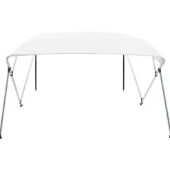 Discount FinePRICE 4-kaarinen bimini-kate valkoinen 243x210x117 cm