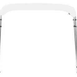 Clearance FinePRICE 4-kaarinen bimini-kate valkoinen 243x180x117 cm