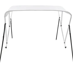 Sale FinePRICE 3-kaarinen bimini-kate, valkoinen, 183x160x137 cm