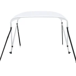 Outlet FinePRICE 2-kaarinen bimini-kate, valkoinen 150x120x110 cm