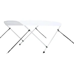 Hot FinePRICE 2-kaarinen bimini-kate, valkoinen 180x130x110 cm