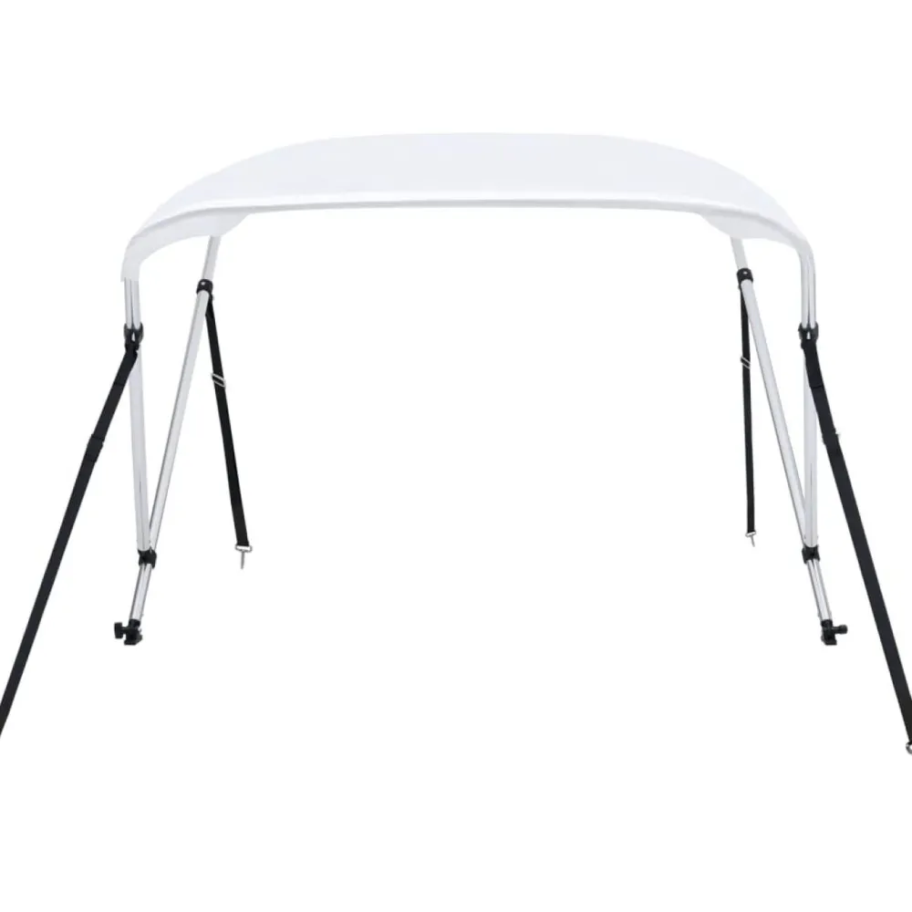 Hot FinePRICE 2-kaarinen bimini-kate, valkoinen 180x130x110 cm